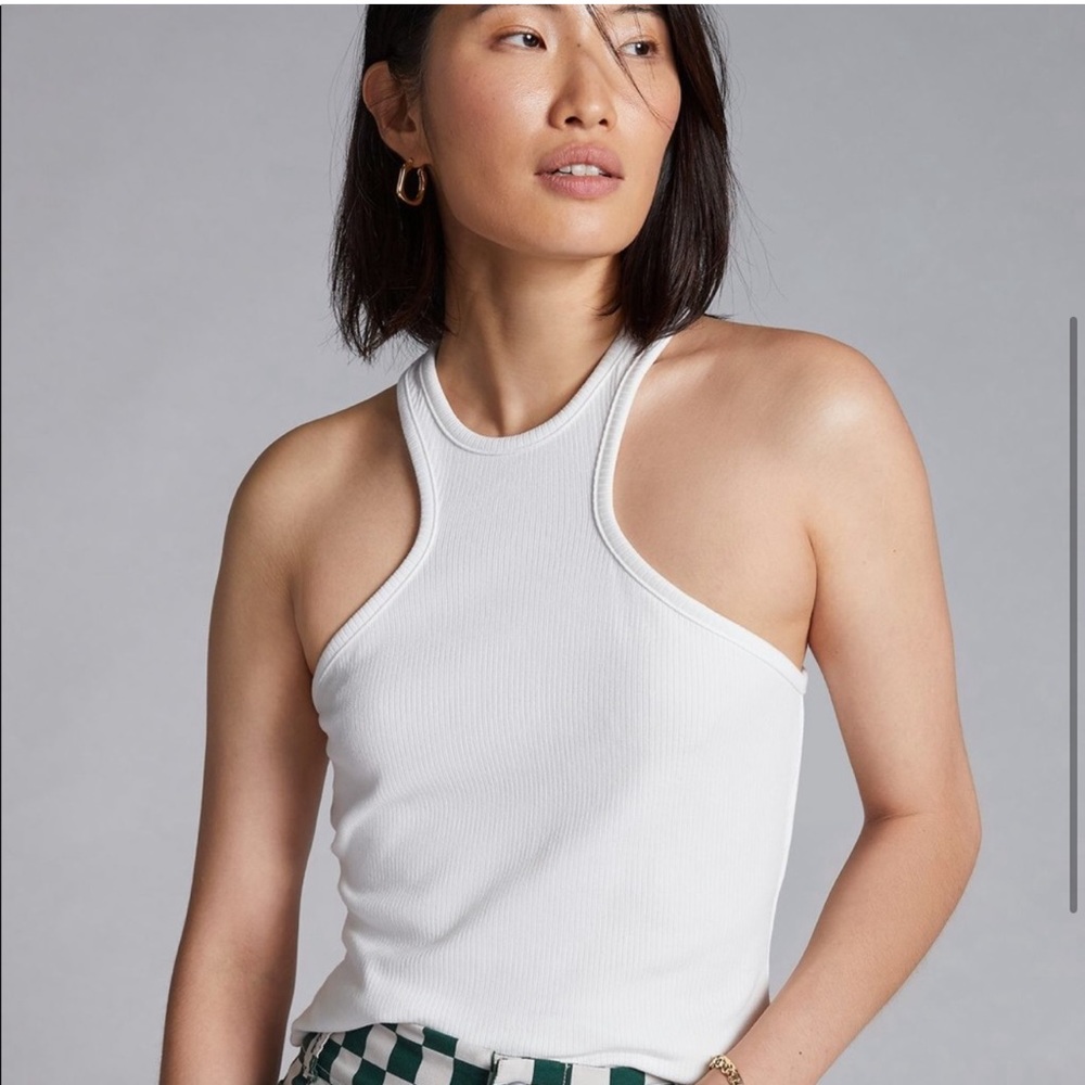 *Anthropologie White Bow Tie Tank - Picture 2 of 4